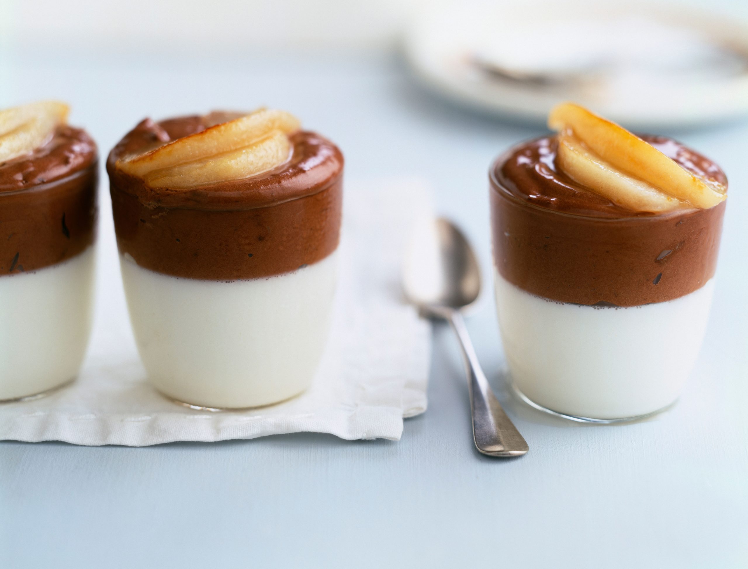 Pear & Double Chocolate Mousse
