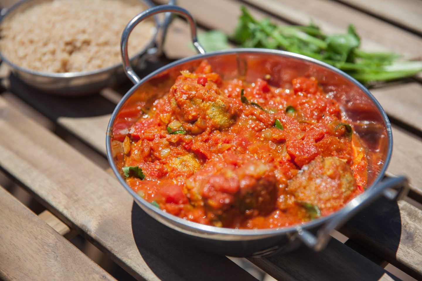 Vegan Kofta Balls in Tomato Curry