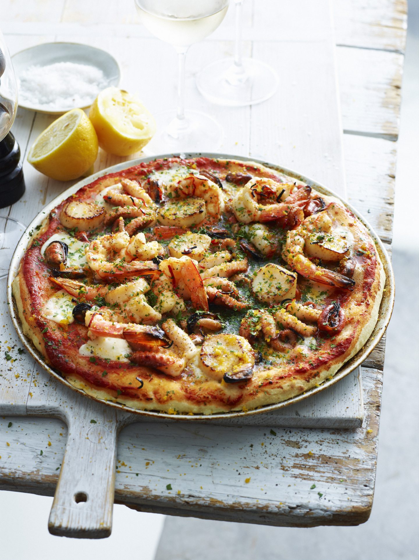 Seafood Lovers’ Pizza