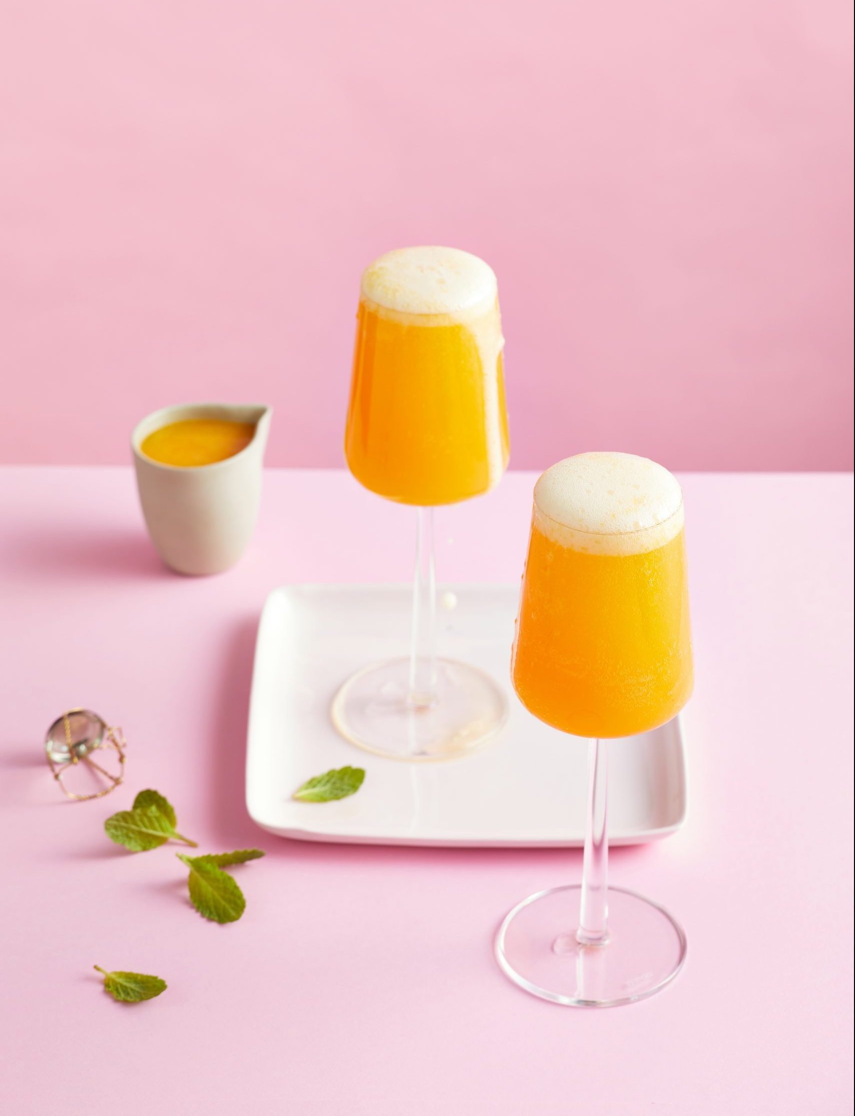 Peach Non-Alcoholic Cocktail