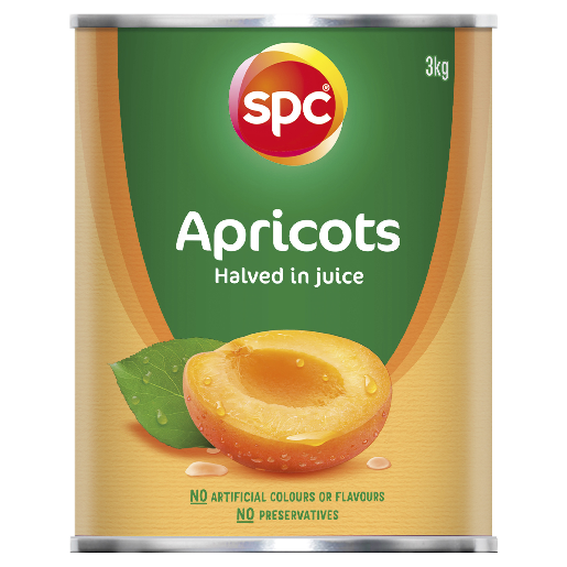 SPC Apricots Halved in Juice 3kg