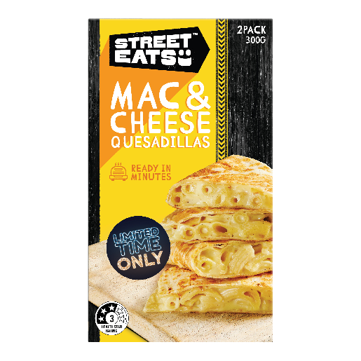 Street Eats Mac & Cheese Quesadillas 300g