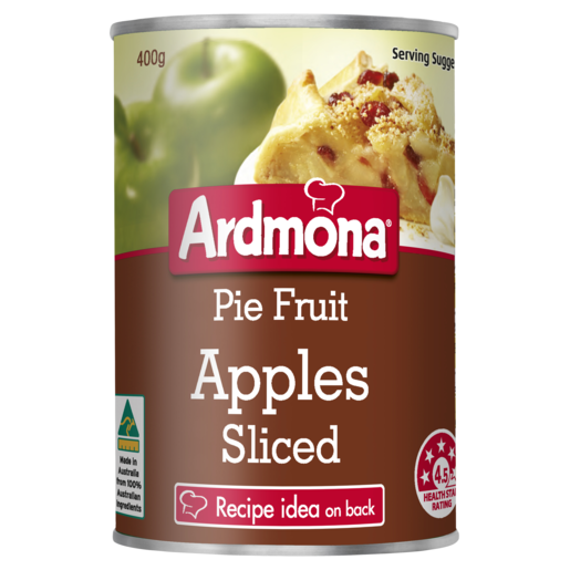 Ardmona Pie Fruit Apples Sliced 400g