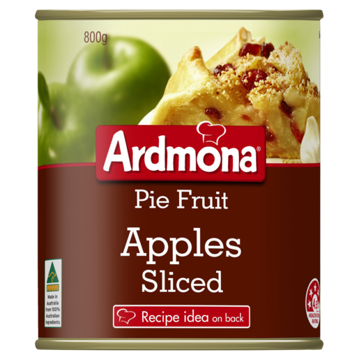 Ardmona Pie Fruit Apples Sliced 800g
