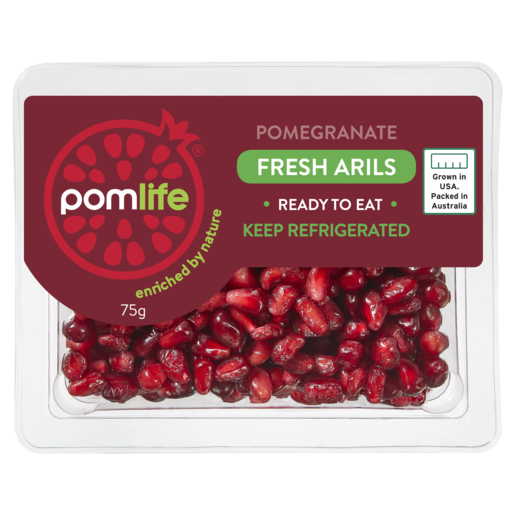 Pomlife Fresh Pomegranate Fresh Arils 75g