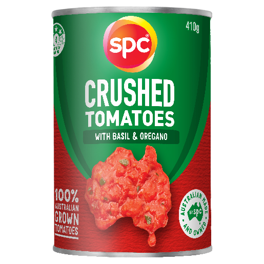 SPC Crushed Tomatoes with Basil & Oregano 410g