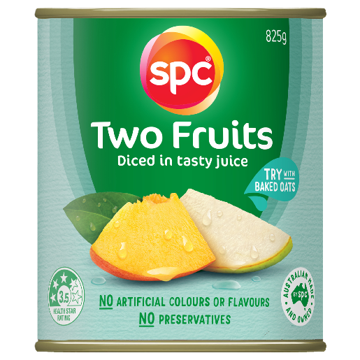 SPC Two Fruits Diced in Juice 825g