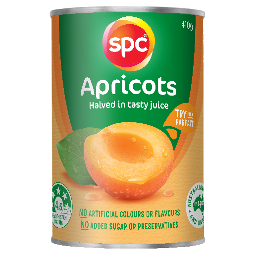 SPC Apricots Halved in Juice 410g
