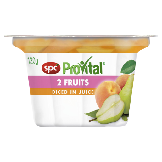 SPC ProVital 2 Fruits Diced in Juice 120g