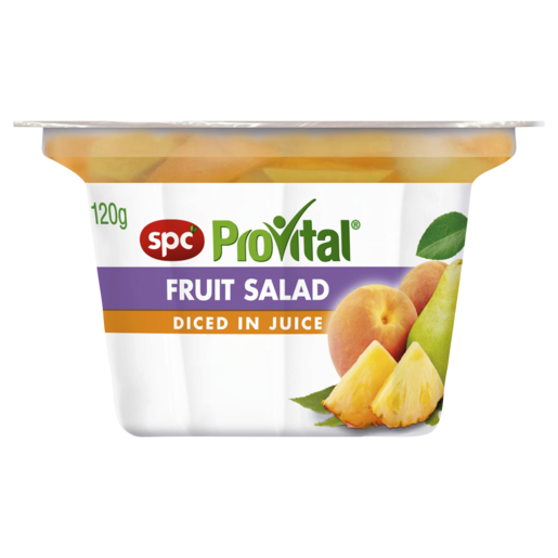 SPC ProVital Fruit Salad Diced in Juice 120g