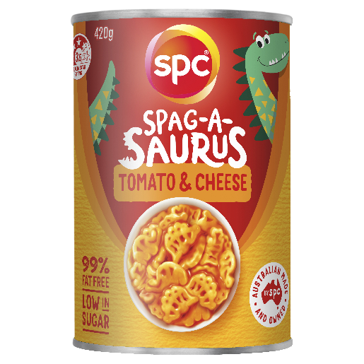 SPC Spag-a-saurus Tomato & Cheese 420g