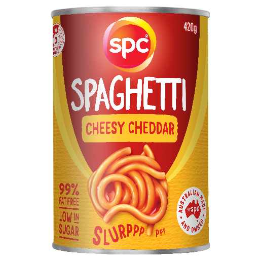 SPC Spaghetti Cheesy Cheddar 420g