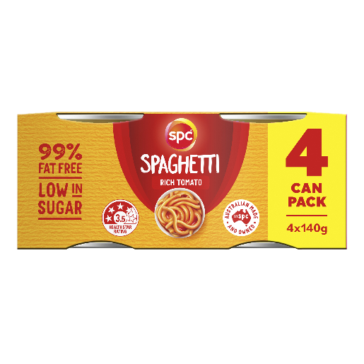 SPC Spaghetti Rich Tomato 4 Pack 140g